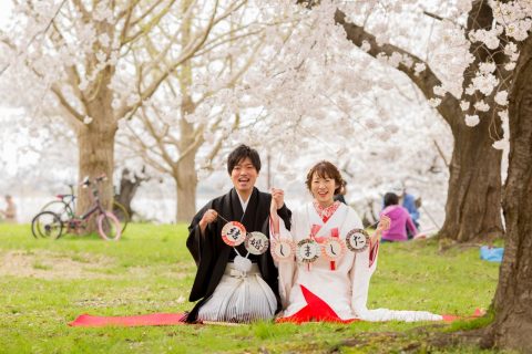 和装　白無垢　結婚式　前撮り　ビアンベール本店