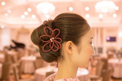 ヘアスタイル　花嫁　ドレス　和装