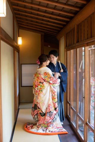 色打掛　新郎新婦　和装　紋服　ビアンベール本店