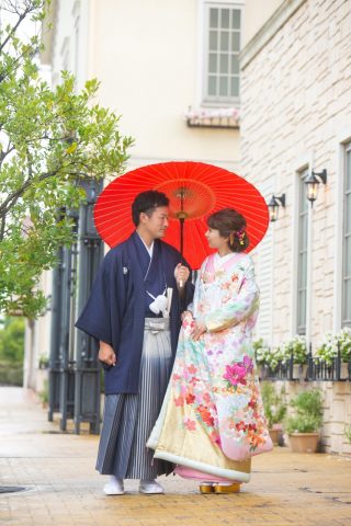 前撮り　和装　色打掛