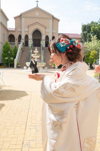 前撮り　和装