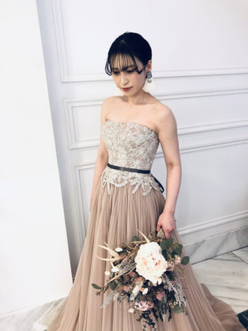 花嫁ドレス　ウエディングドレス　カラードレス　新潟レンタル　ウエディング衣裳