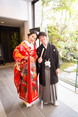 花嫁和装　新潟レンタル　色打掛　結婚式