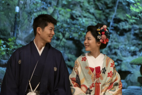 花嫁和装　新潟レンタル　色打掛　結婚式