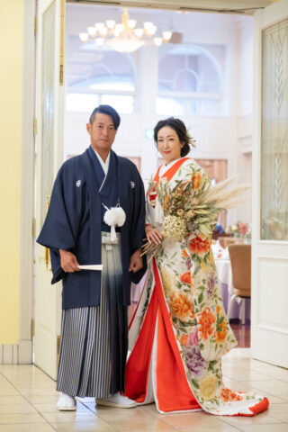 花嫁和装　新潟レンタル　色打掛　結婚式