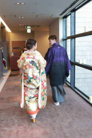 花嫁和装　新潟レンタル　色打掛　結婚式