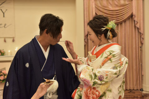 花嫁和装　新潟レンタル　色打掛　結婚式