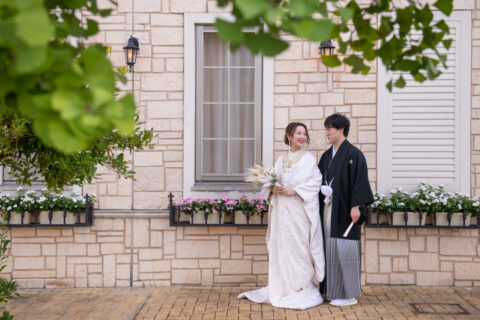 ピアザララルーチェ　和装　挙式　白無垢　花嫁