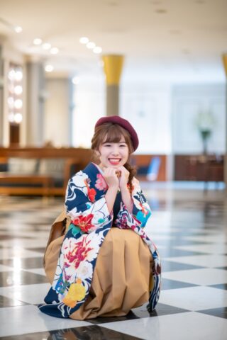 卒業式　袴　着物