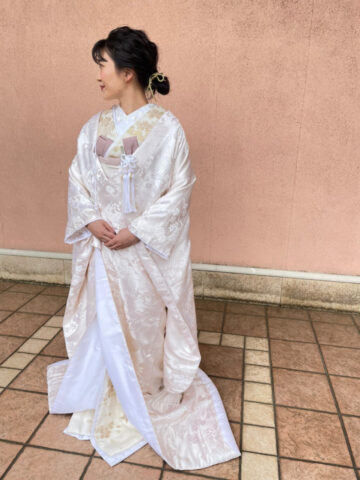 ピアザララルーチェ　和装　挙式　白無垢　花嫁