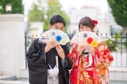 色打掛　前撮り　花嫁和装
