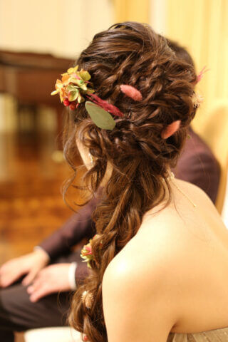 結婚式　ヘアスタイル　ラプンツェル