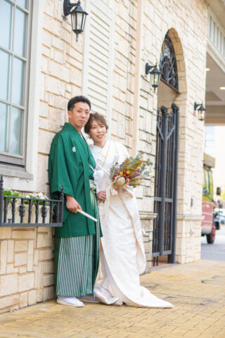 新潟　ビアンベール　プレ花嫁　ドレス　色打掛　白無垢