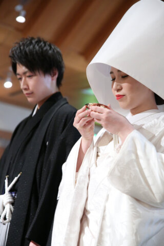 白無垢　新郎紋服　神前式