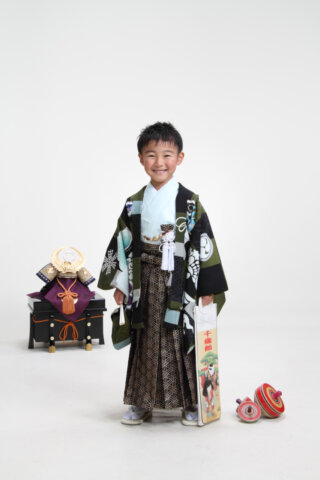 七五三　写真　着物