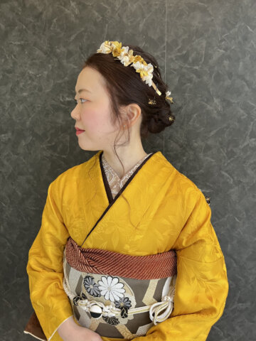 成人式　新潟市　振袖　ヘアーアレンジ