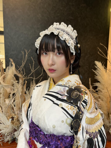 成人式　新潟市　振袖　ヘアーアレンジ