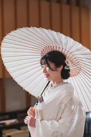 白無垢　和装　コーディネート　