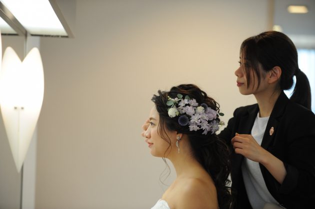 とっても特別な結婚式のヘアメイクは♡事前のヘアメイクリハーサルで当日は安心♡