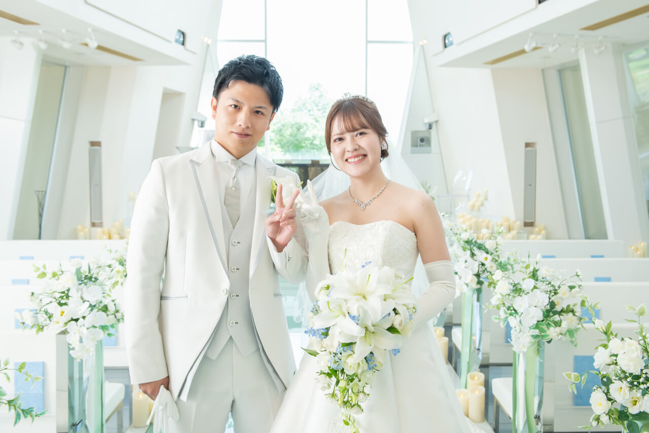 【お客様紹介♡】８月にビアンベールでフォトウエディングを行われました♪