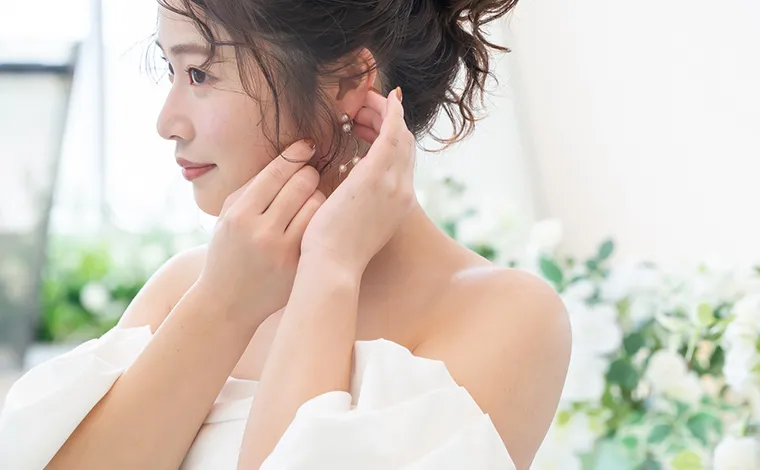 新郎新婦の希望の小物が無料でセレクトできる