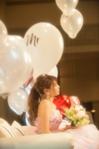 グラツィエ　洋装　お座りショット　バルーン　洋装