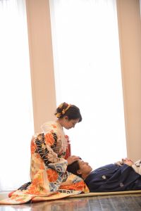 グラツィエ　和装　紋服　色打掛　　ナチュラルショット
