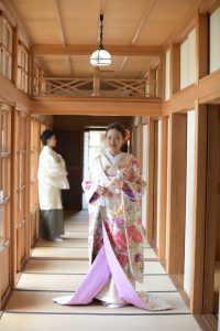 ロケーションフォト　椿寿荘　　和装