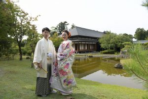 ロケーションフォト　椿寿荘　和装庭園　和装