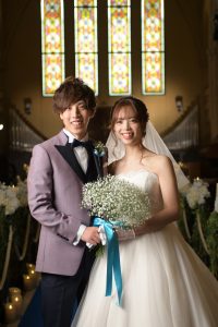 グラツィエ　チャペル　洋装　ブーケ