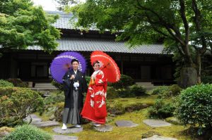 ロケーションフォト　椿寿荘　和装庭園　和装