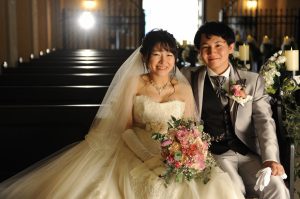 グラツィエ　ロケーションフォト　洋装　ブーケ
