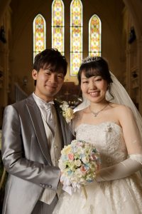 グラツィエ　チャペル　洋装　ブーケ