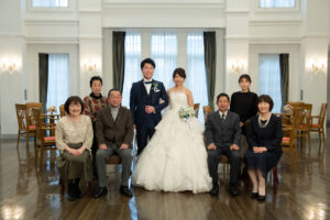 グラツィエ　前撮　後撮　洋装　家族写真