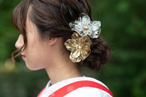 ロケーションフォトウェディング　和装　ヘアアクセサリー
