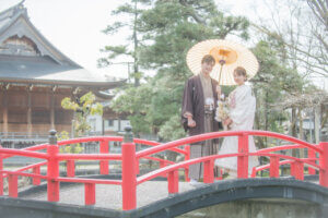 和装　三条八幡公園 　
