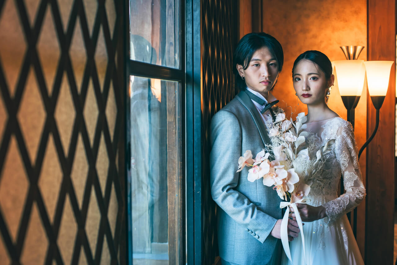 花嫁　結婚式　フォトウェディング　ロケフォト　文化財　蔵春閣　新発田市　新潟　前撮影
