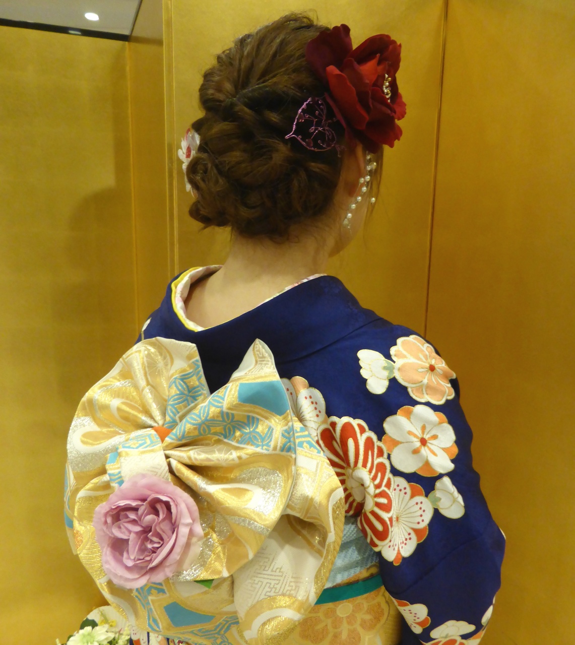 祝 成人式 鶴岡市で行われた成人式 華やかな振袖スナップ ビアン